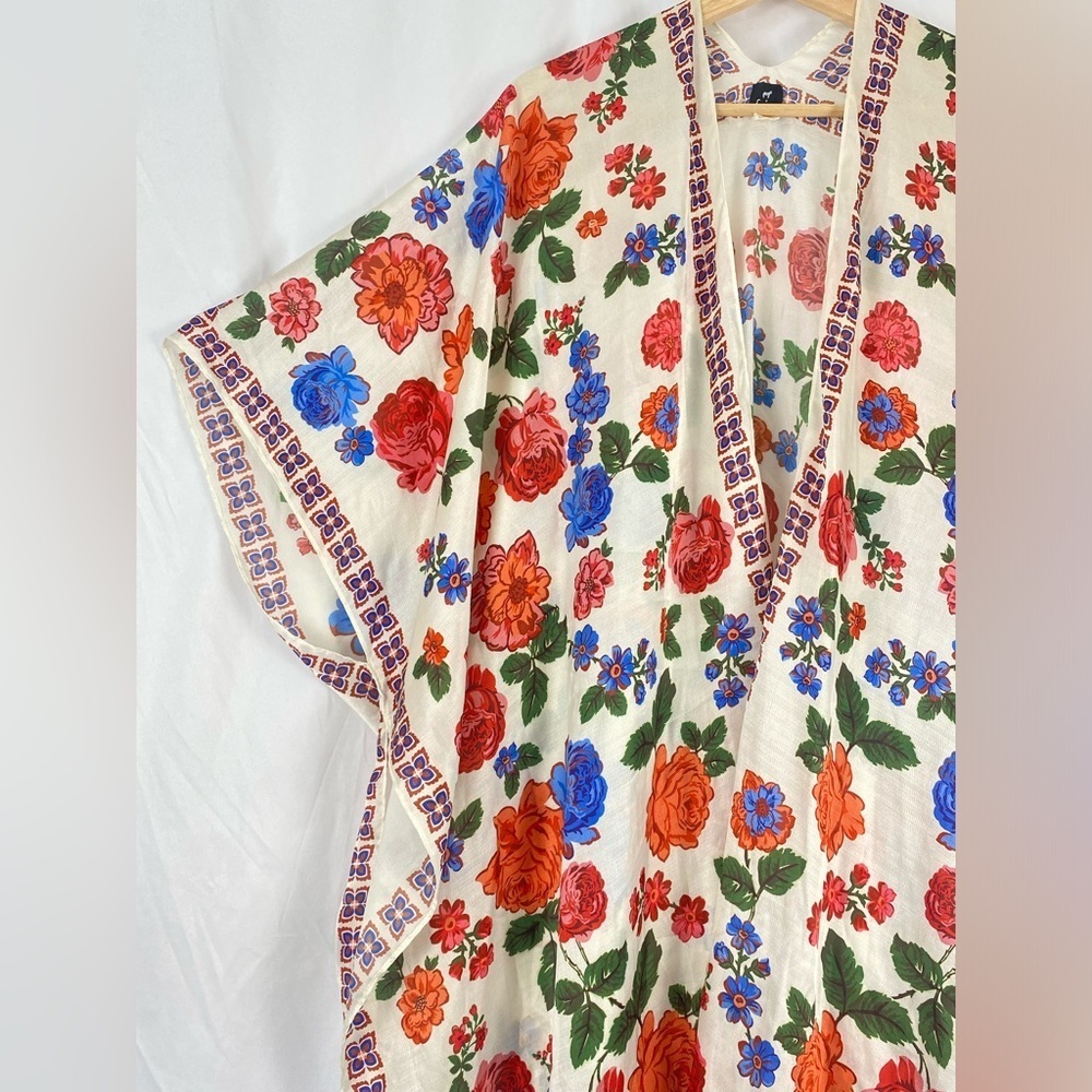 Echo Women’s Floral One Size Kimono Coverup - Picture 14 of 16